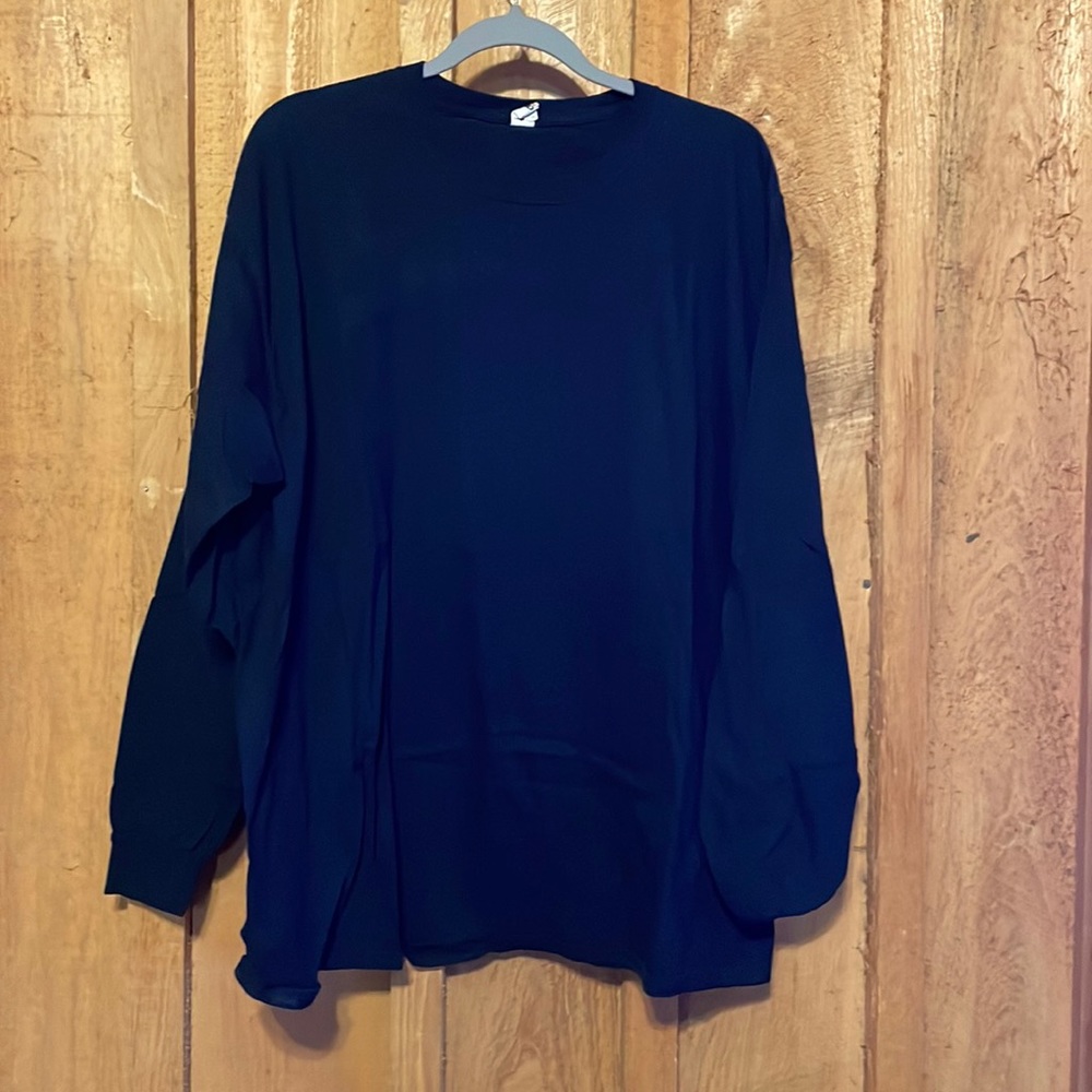 Plain black long sleeve